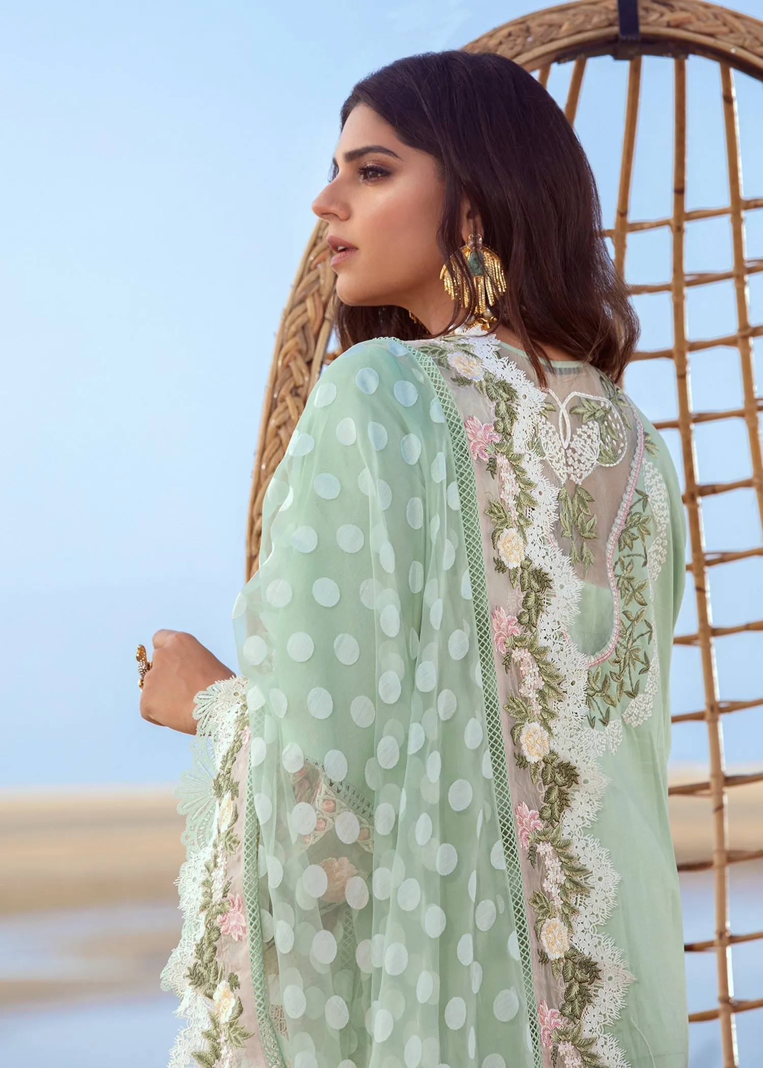 Serendipity - 5B - Seafoam | Crimson Serendipity Luxury Lawn Collection 2022