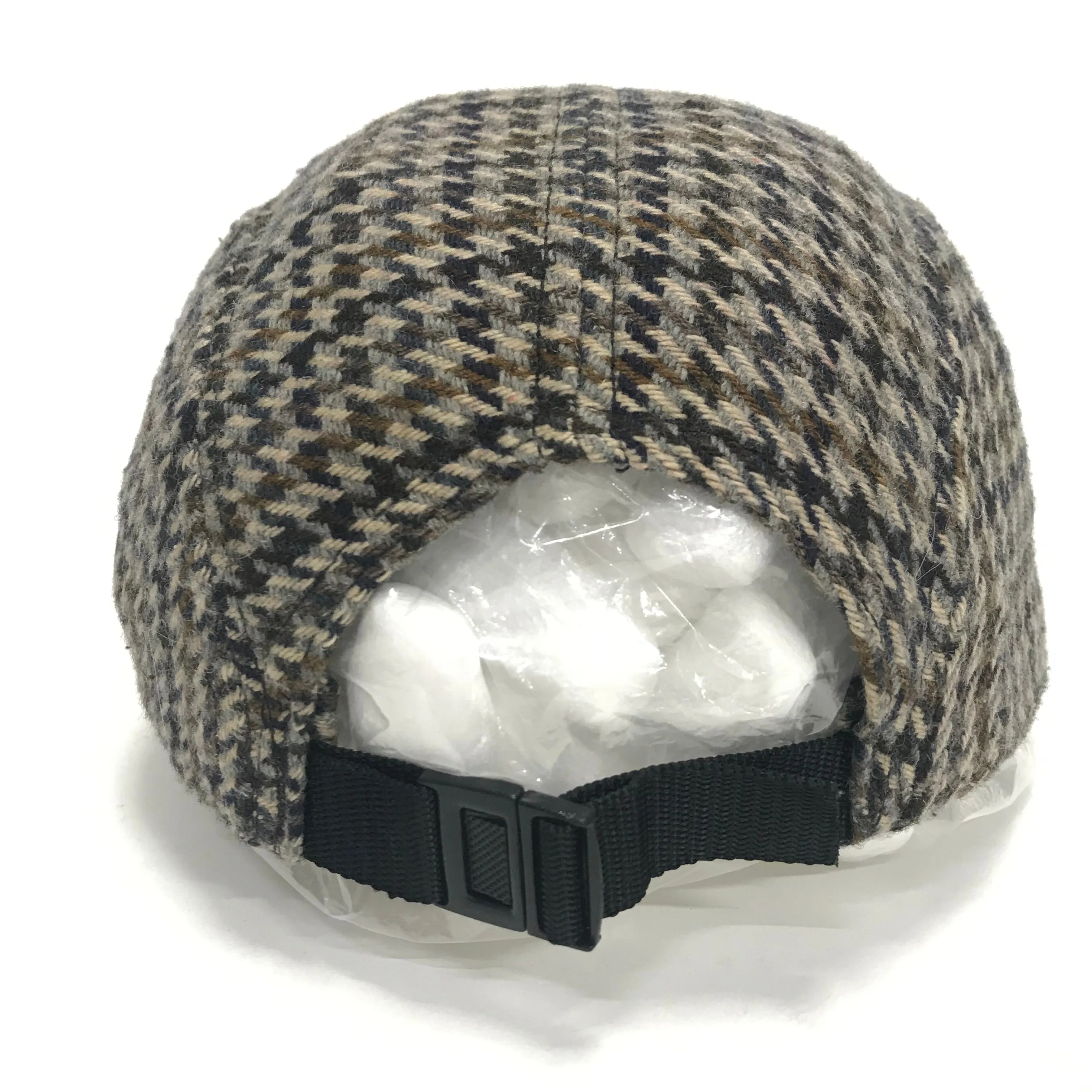 Supreme Vintage Houndstooth 6 Panel Camp Cap
