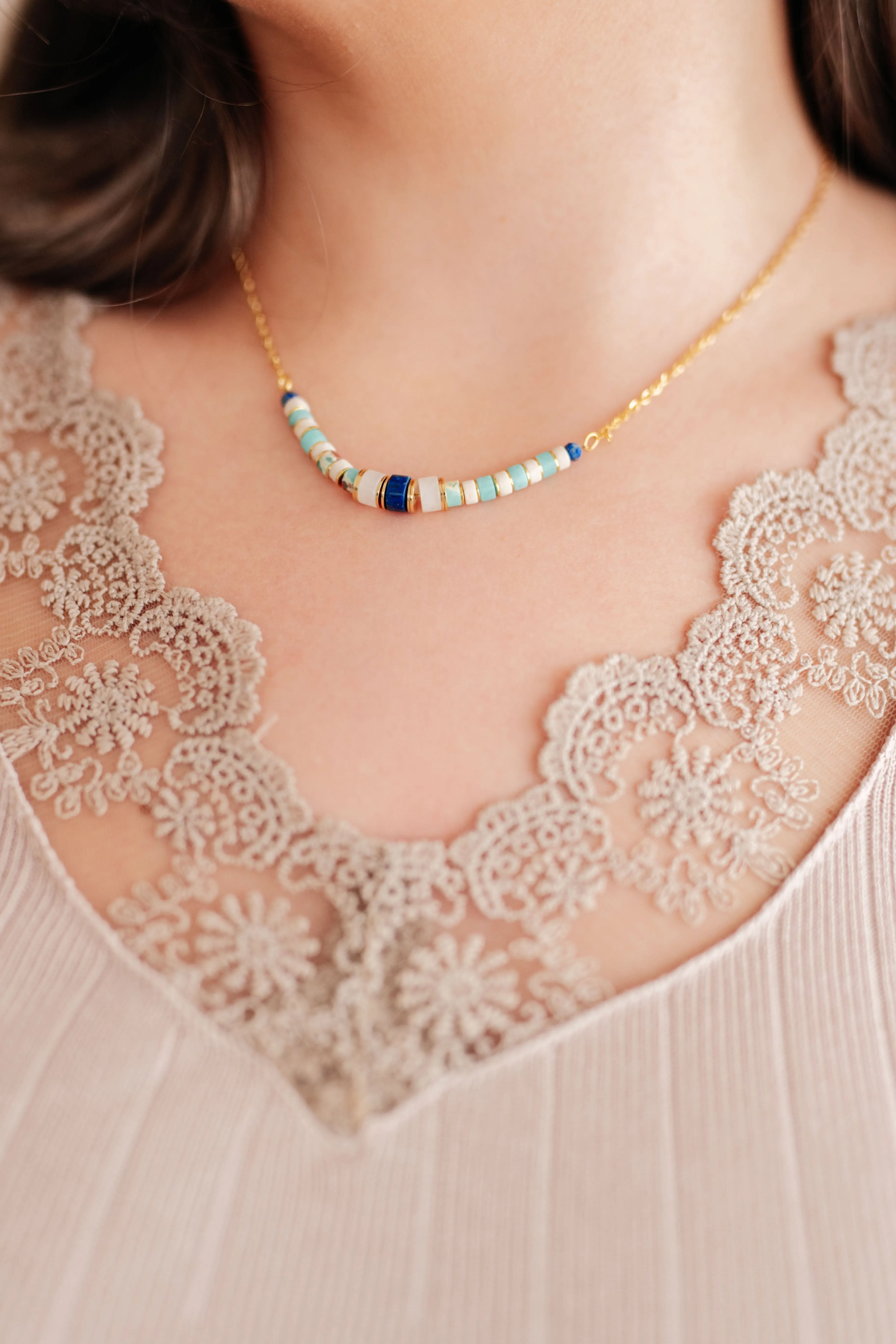 Sweetie Pie Stacks Beaded Necklace