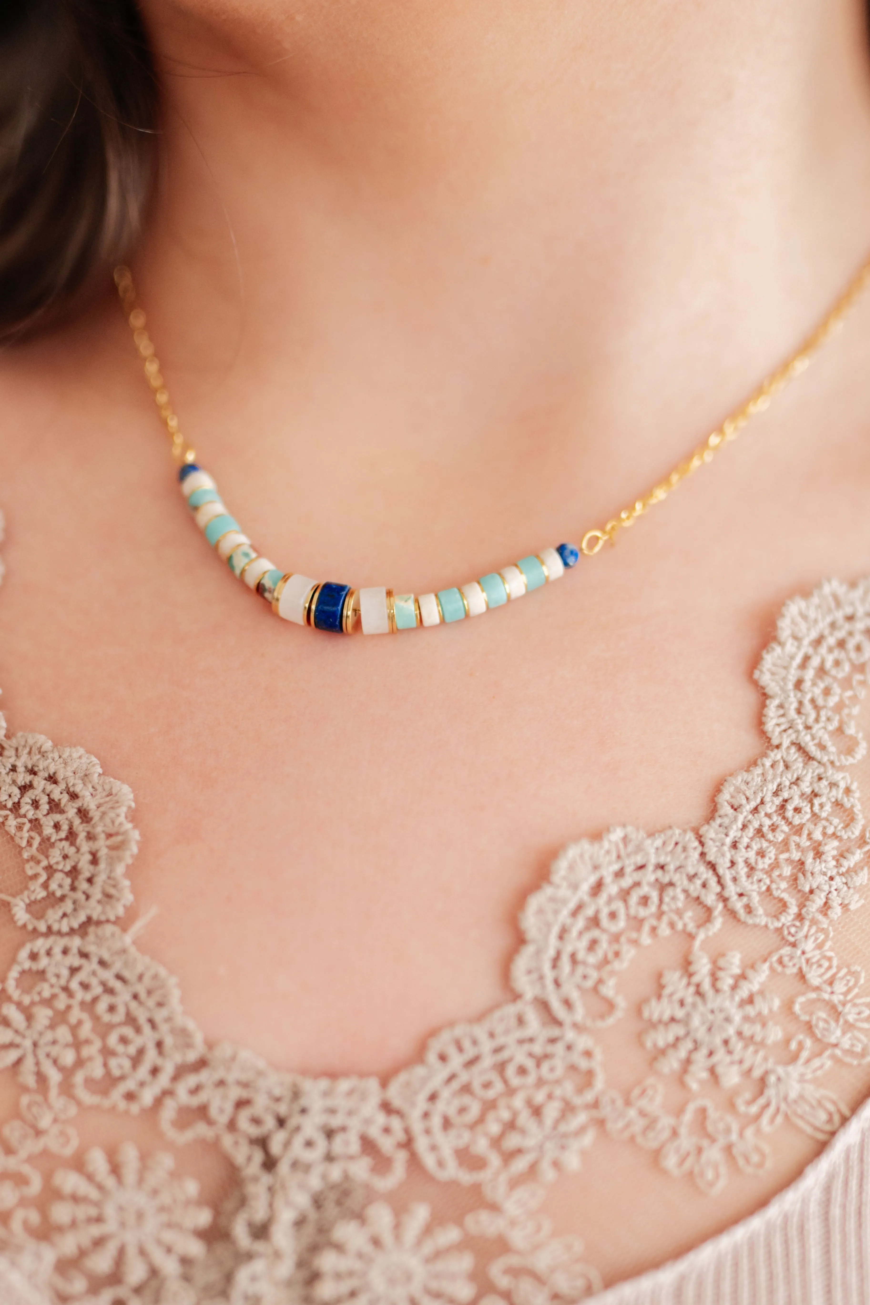 Sweetie Pie Stacks Beaded Necklace
