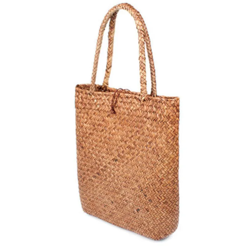 Talay Classic Straw & Bamboo Tote