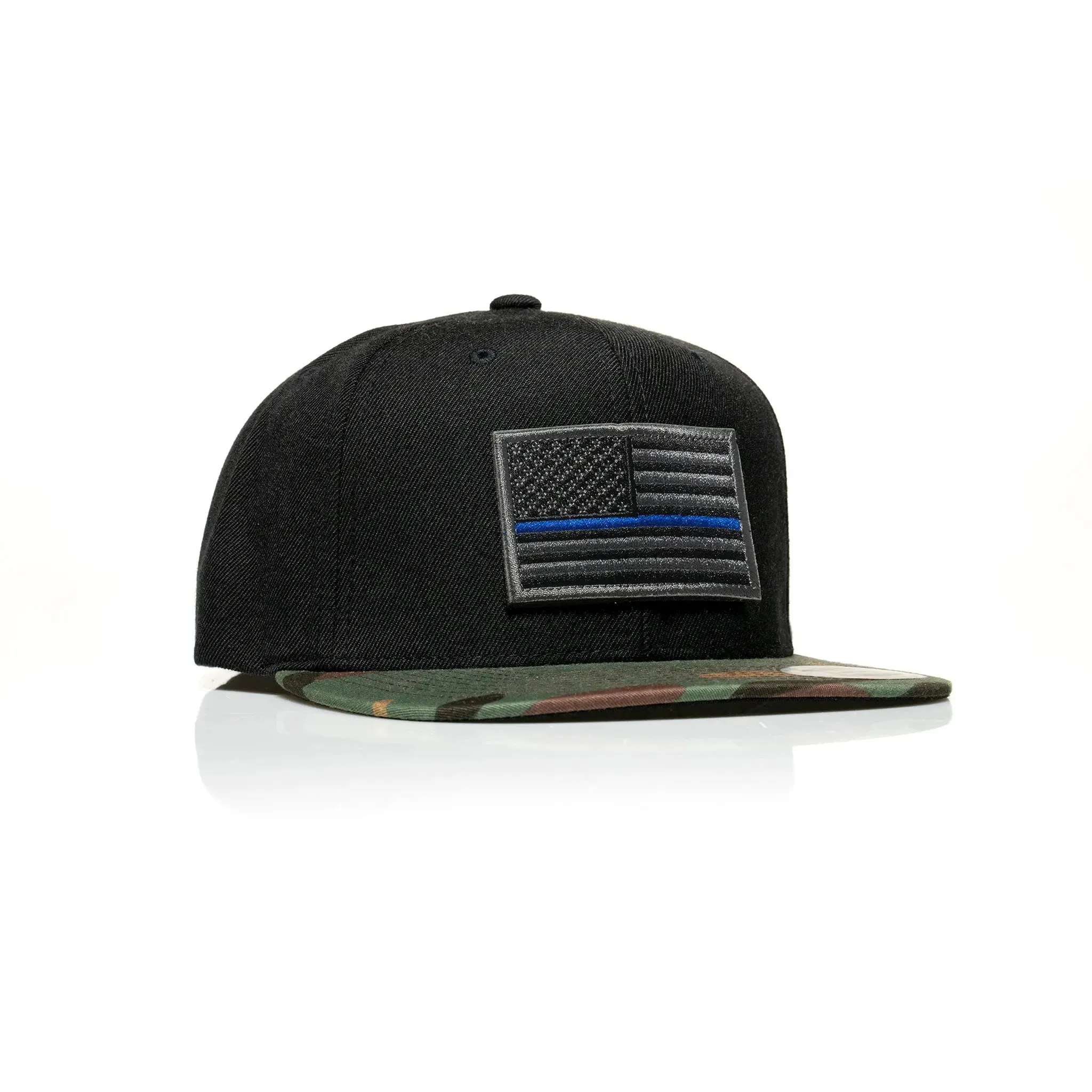 Thin Blue Line Patch Snapback