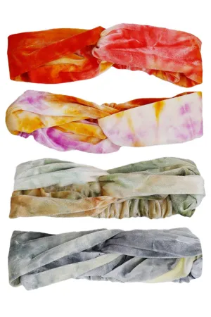 Tie Dye Velvety Terry Spa Scrunchies 3/8/23 5771