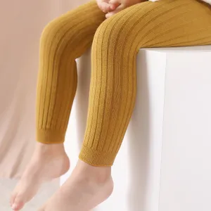 Toddler Girls Soft Knit Footless Pantyhose Leggings