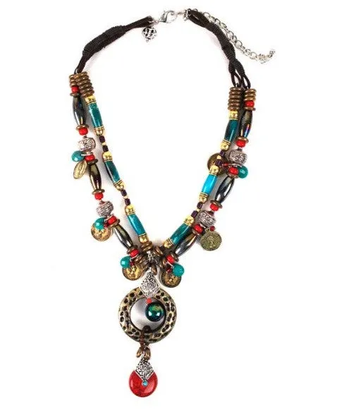 Treska | Beaded Pendant Necklace