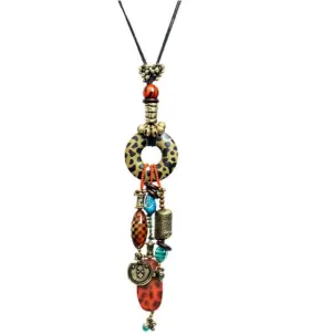 Treska | Long Cord with Beaded Tassel