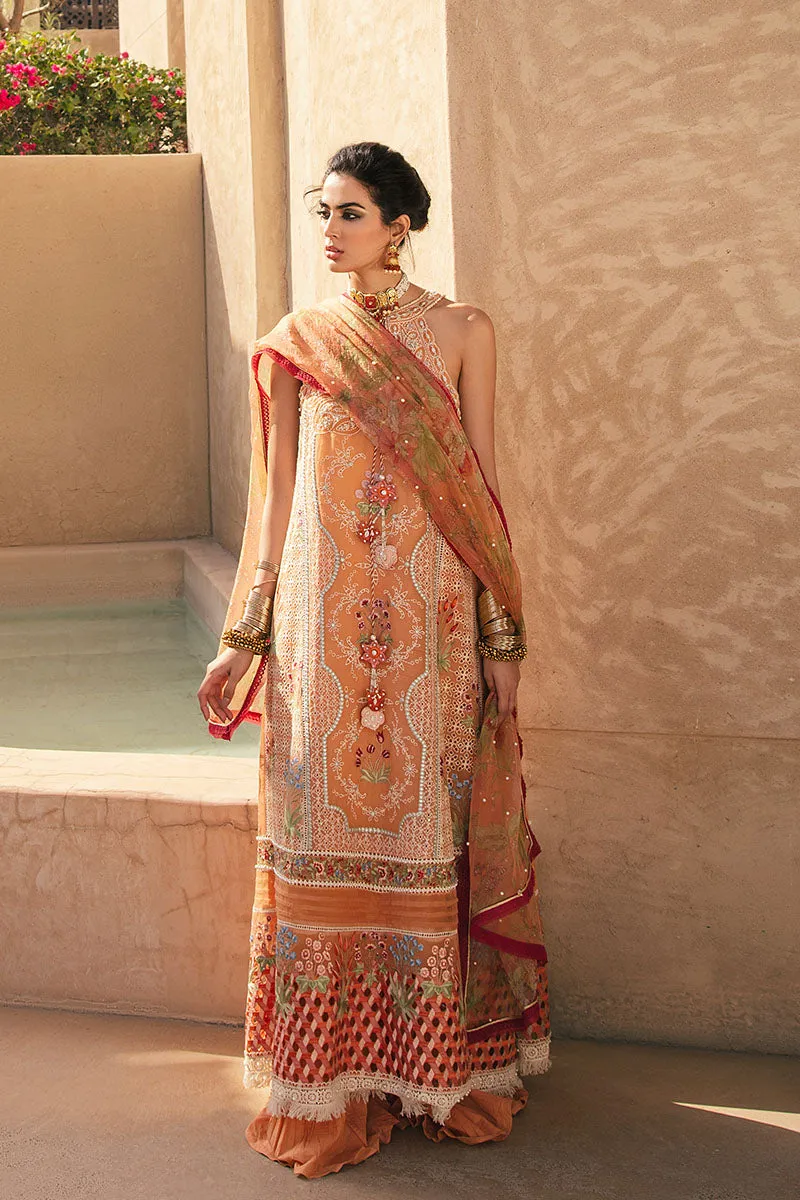 Ulfat | Mushq Kahani Luxury Chikankari Lawn Collection 2022 |  Unstitched Embroidered Lawn Suits