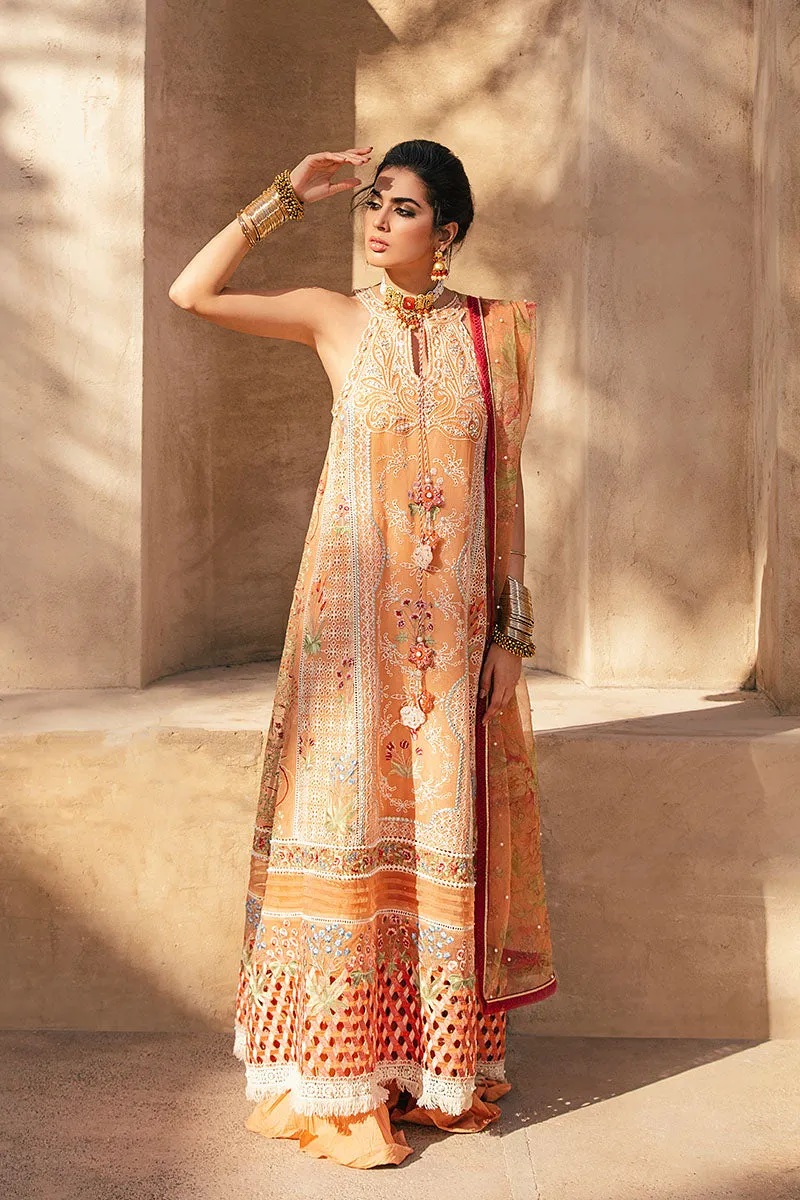 Ulfat | Mushq Kahani Luxury Chikankari Lawn Collection 2022 |  Unstitched Embroidered Lawn Suits