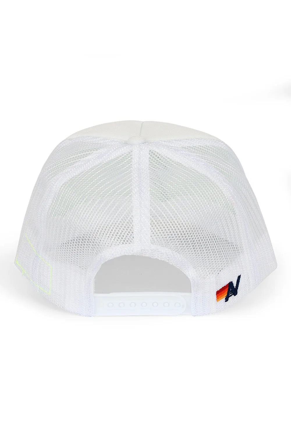 UNIVERSITY OF OKLAHOMA VINTAGE LOW RISE TRUCKER - WHITE