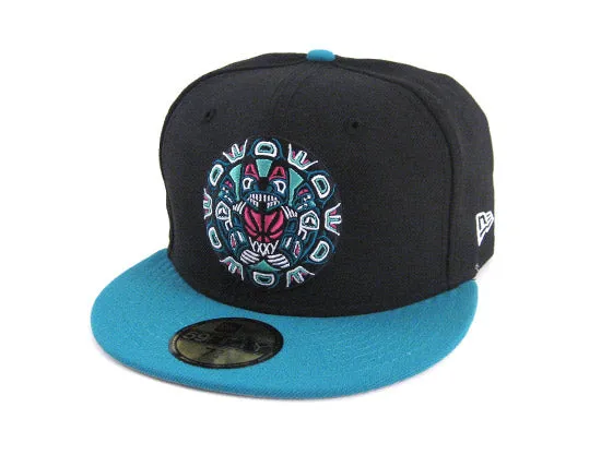 Vancouver Grizzlies 59FIFTY New Era Fitted Hats (BLACK AQUA GRAY UNDER BRIM)