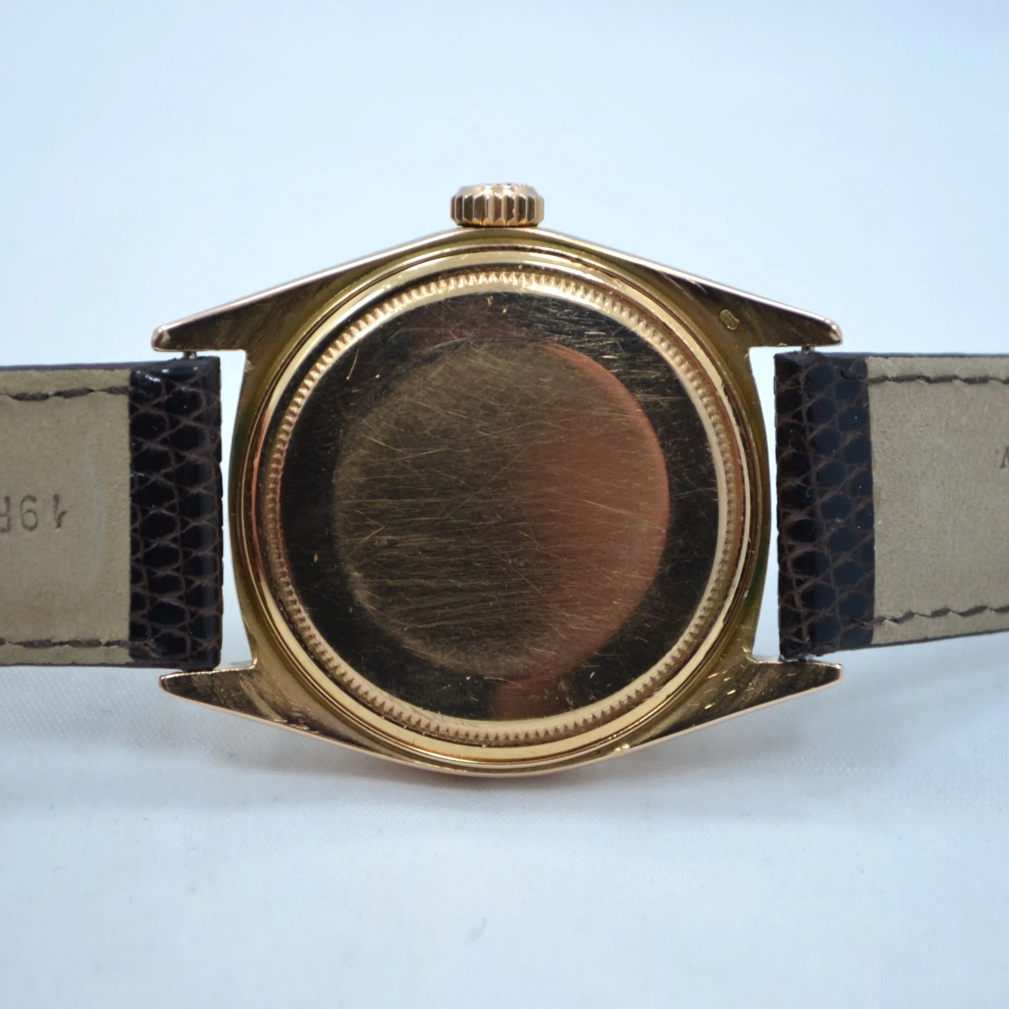 Vintage Rolex Datejust 1601 Oyster Perpetual 18K Rose Gold 1959 Wristwatch