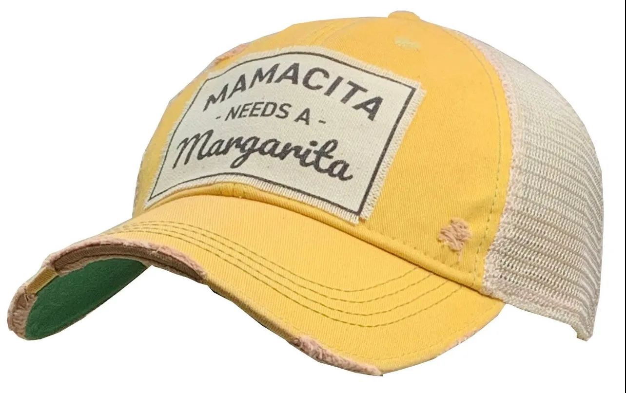 Vintage Trucker Baseball Hat “Mamacita Needs a Margarita “