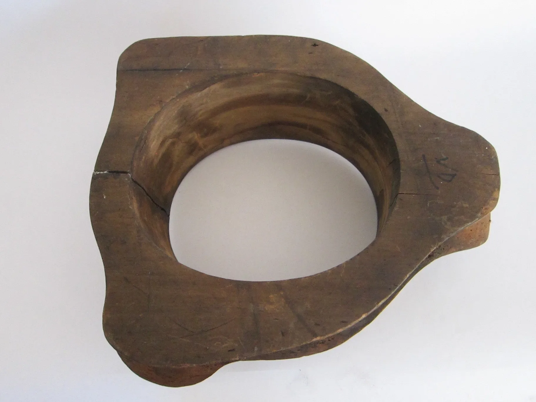 Vintage Wooden Pirate Hat Form / Mold