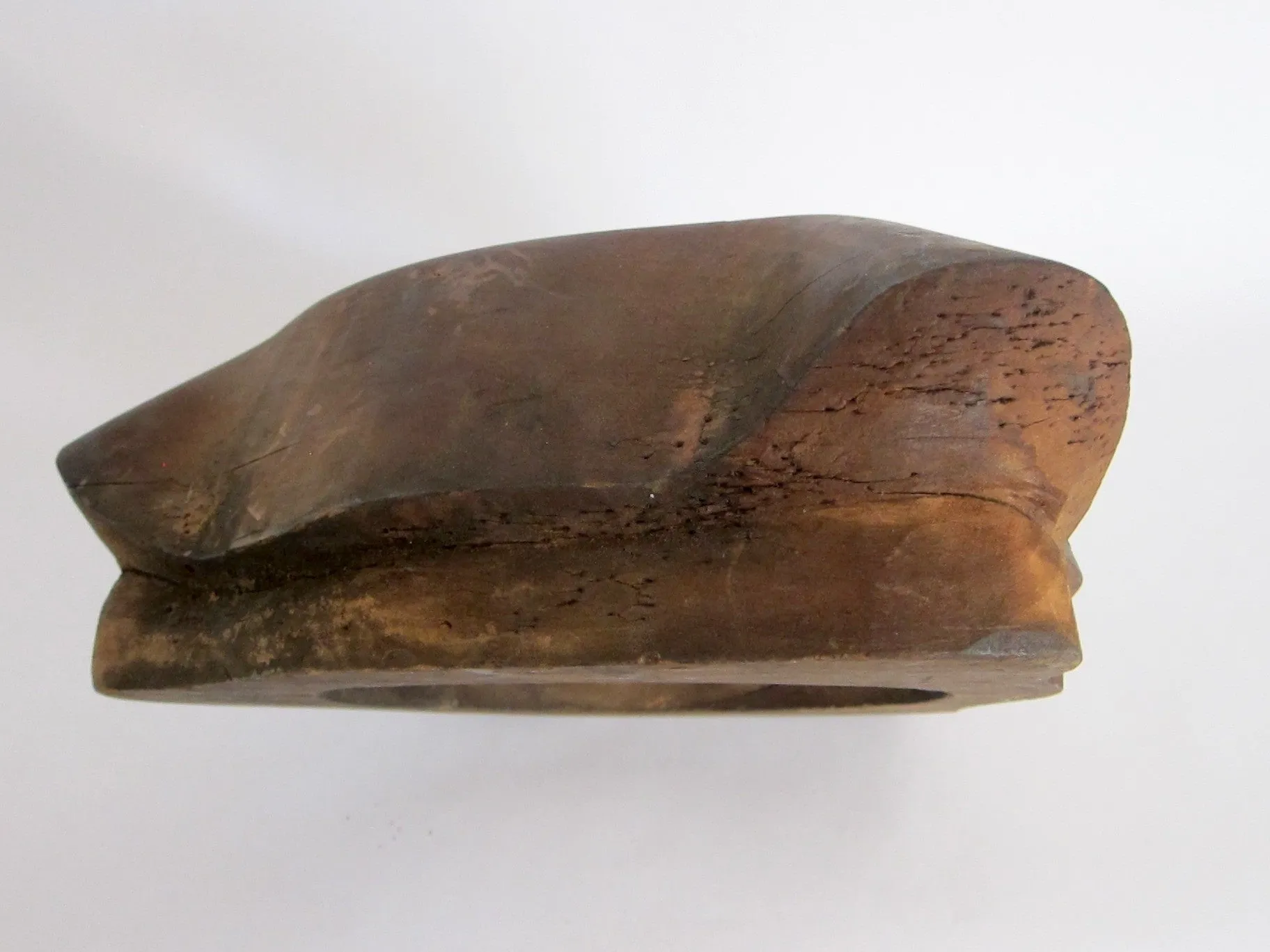 Vintage Wooden Pirate Hat Form / Mold