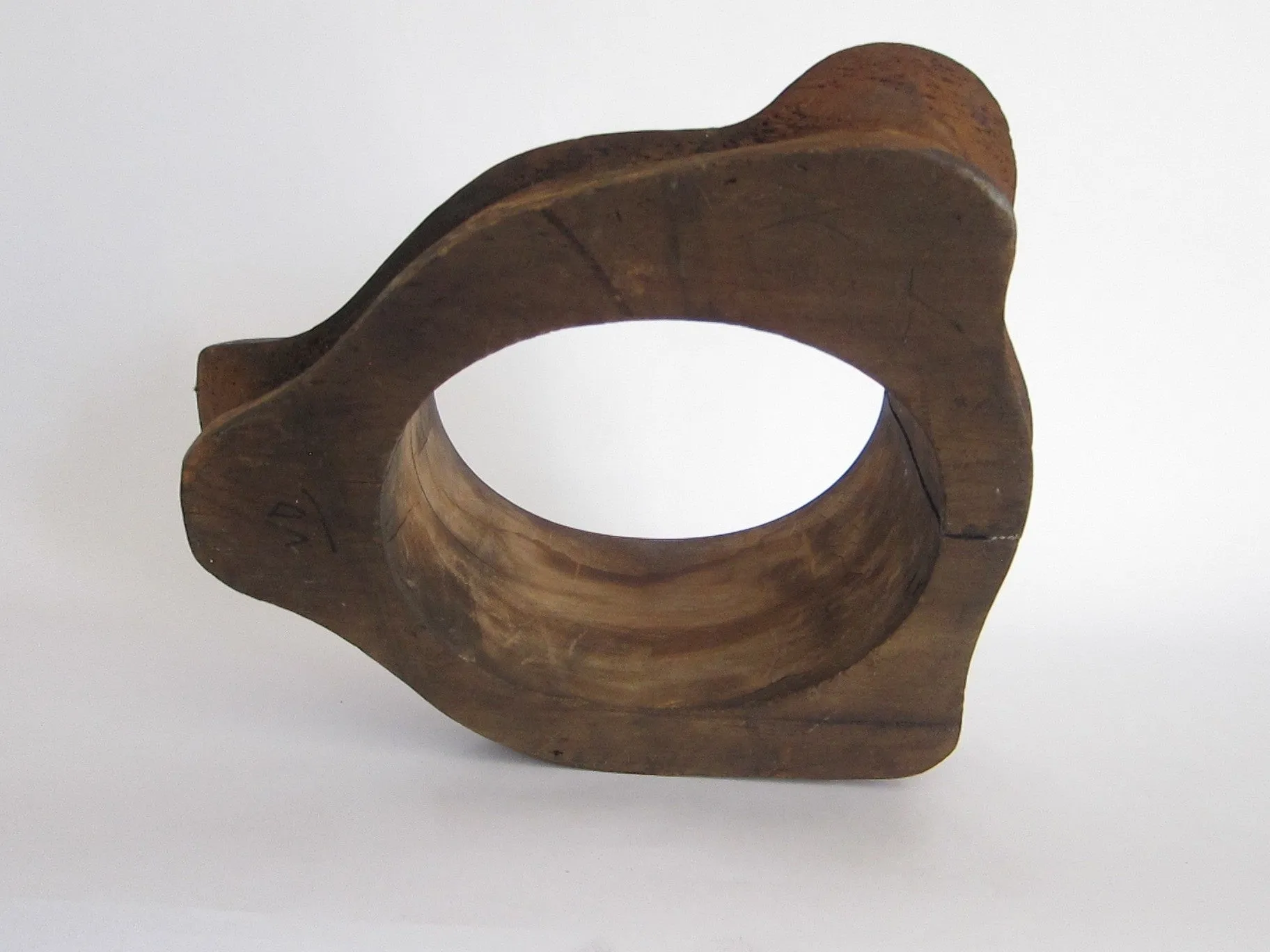 Vintage Wooden Pirate Hat Form / Mold