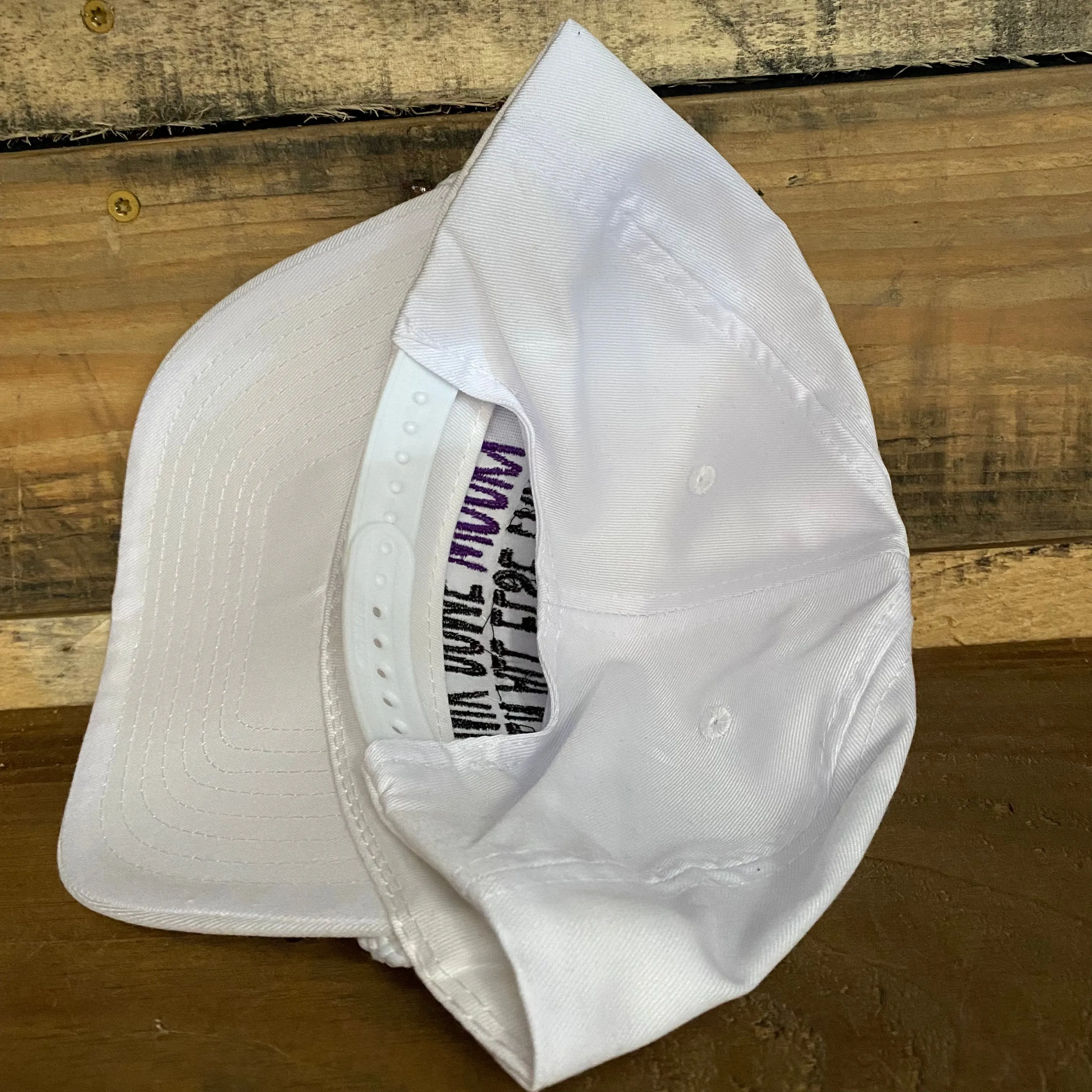 When All Else Fails Drink Some Wocky Vintage Rope Snapback hat cap custom embroidery