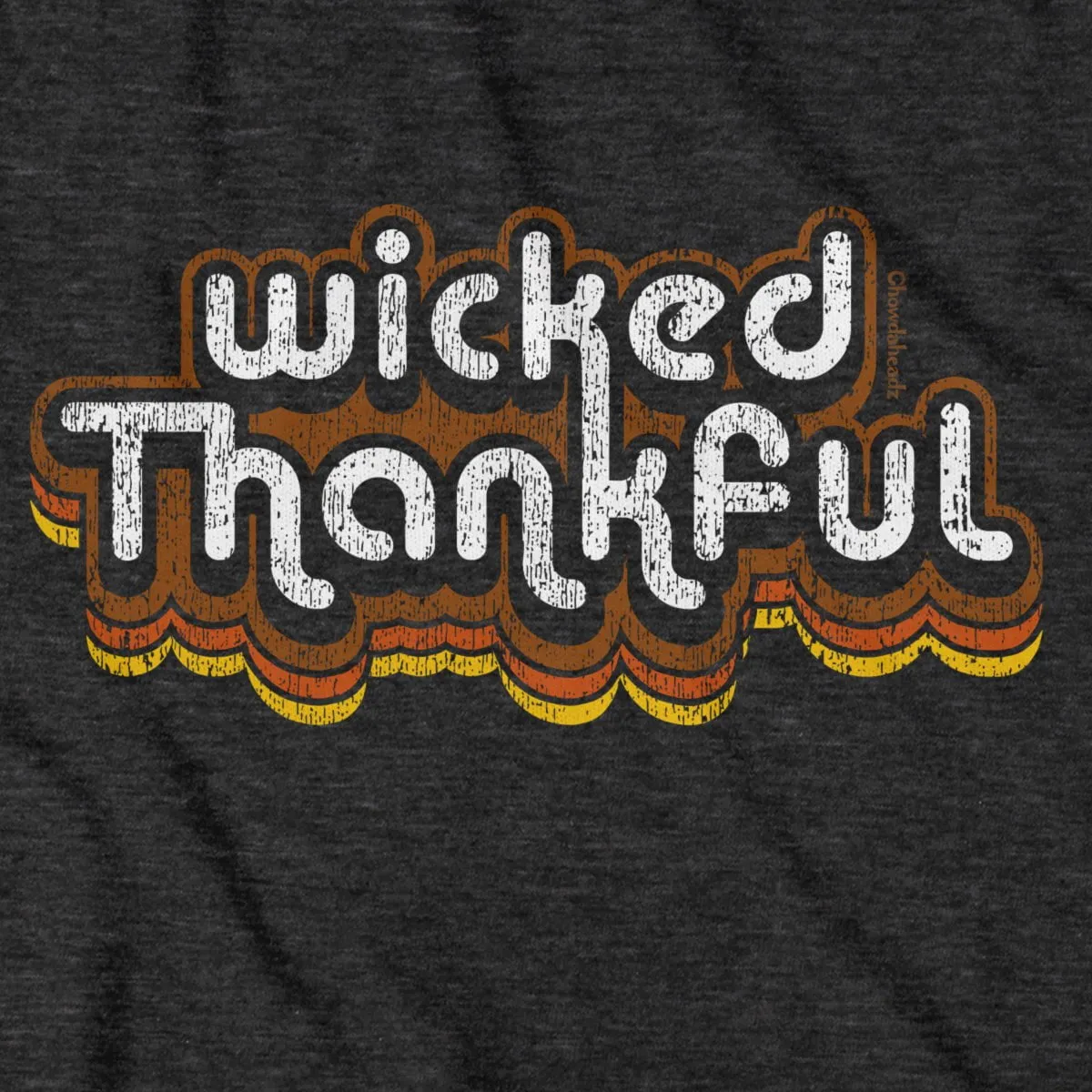 Wicked Thankful Retro Thanksgiving T-Shirt