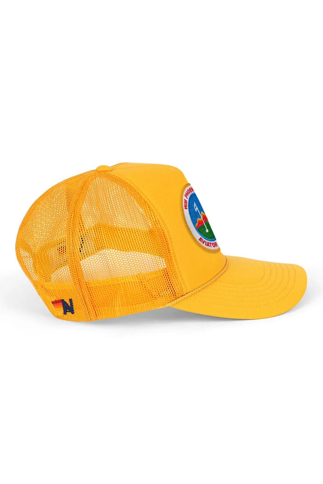 WM PHOENIX OPEN 2025 TRUCKER HAT - GOLD