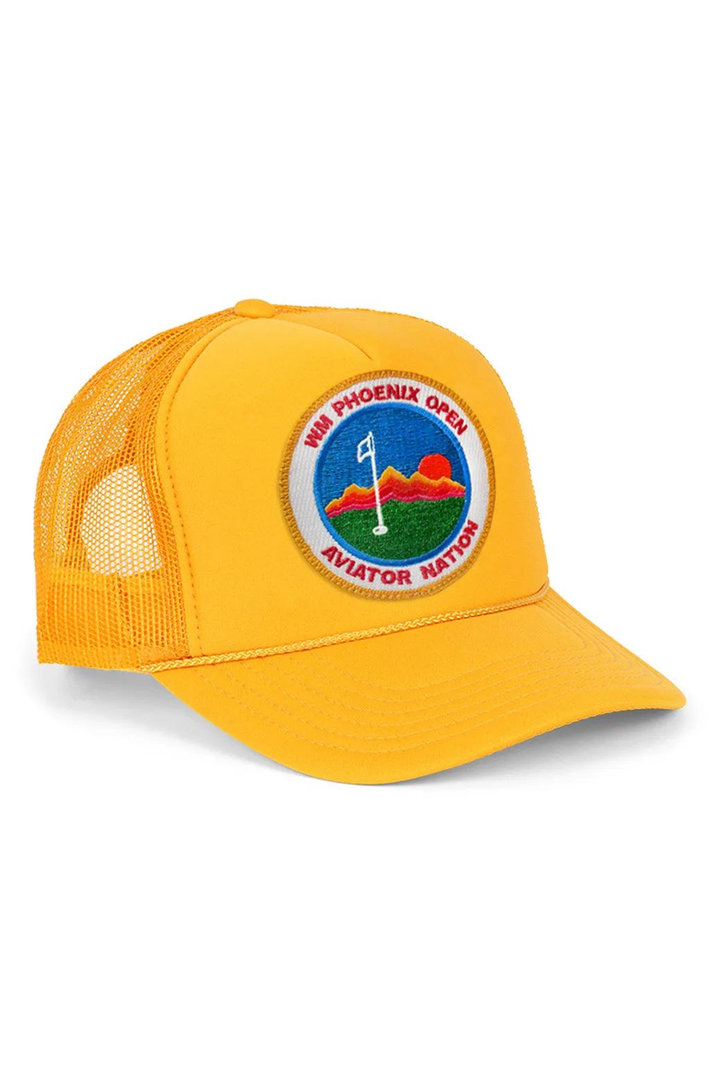 WM PHOENIX OPEN 2025 TRUCKER HAT - GOLD